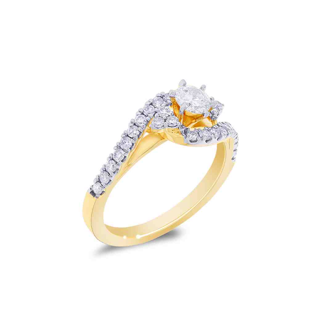 Round Brilliant Cut Diamond Engagement Ring LR11606A